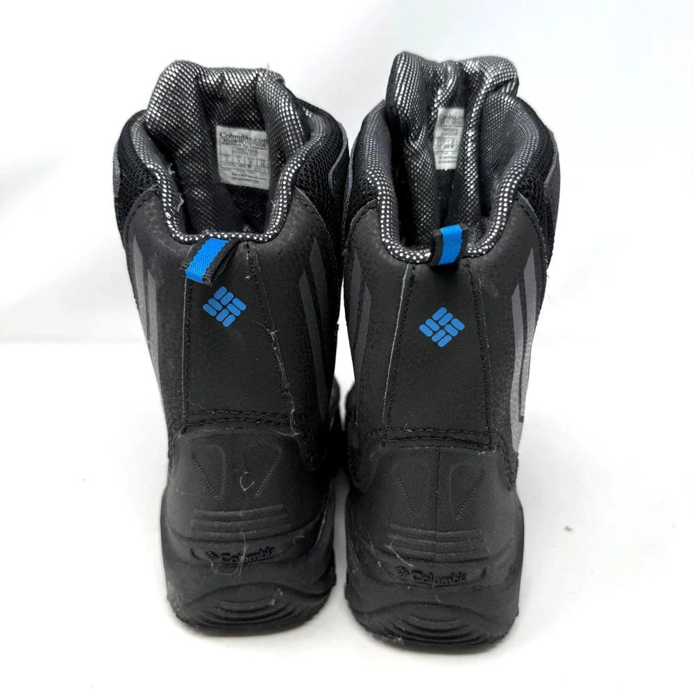 Columbia Kids Rope Tow Kruser 2 Waterproof 400g Snow Boots Black Blue Size 5